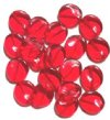 20 16mm Red Wavy Disks